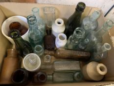 27 Victorian and Edwardian bottles and two Georgian bottles