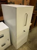 Locking 2 row filing cabinet