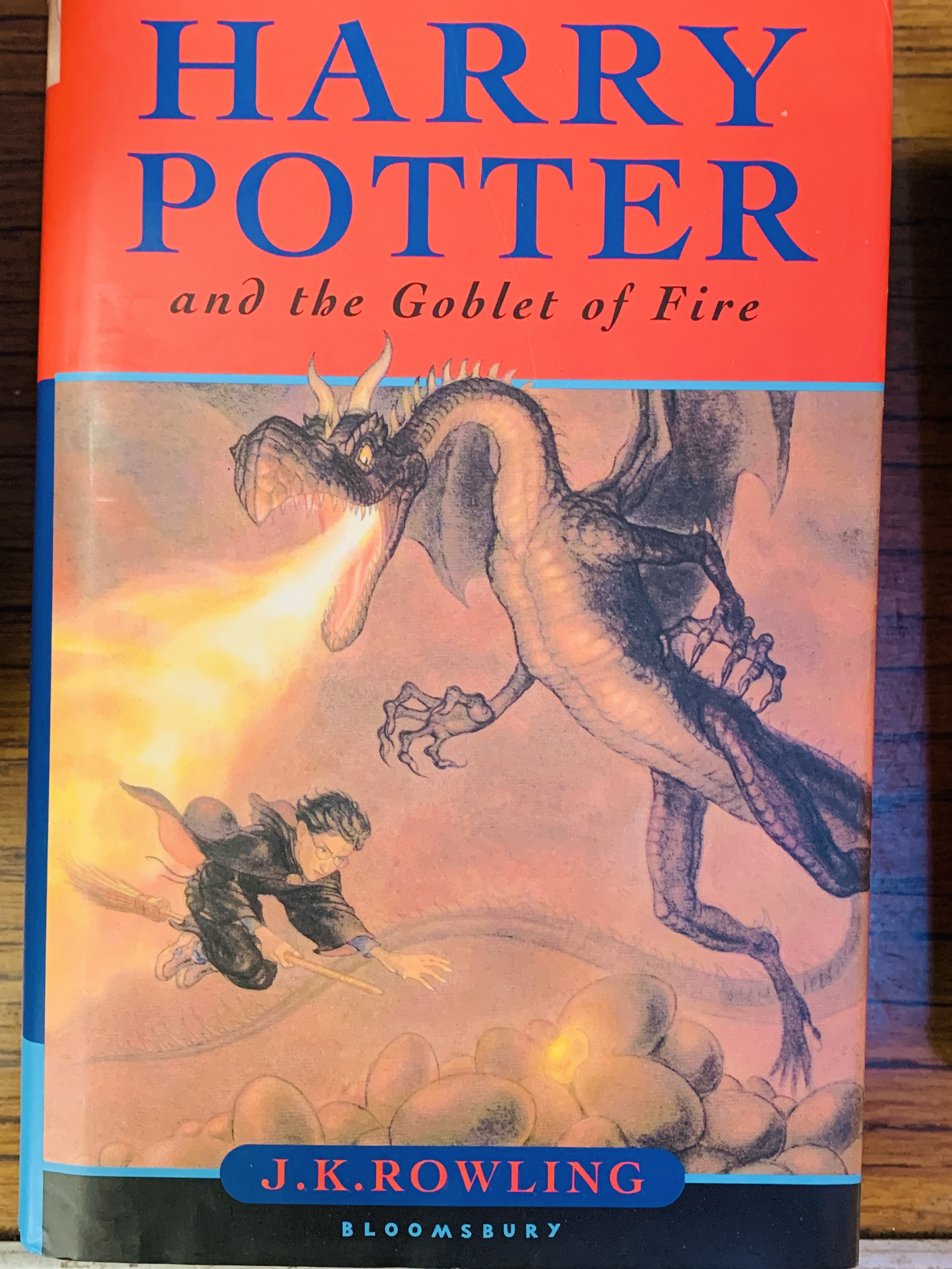 Harry Potter and the Goblet of Fire, by J K Rowling, First Edition, hardback with dust jacket.