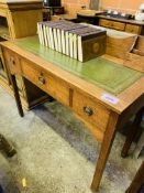 Oak writing desk