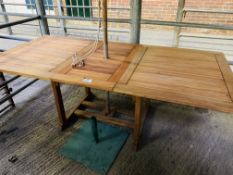 FSC teak garden table