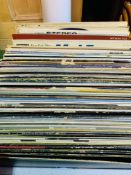 Box of approximately 90 LP's from the 1960's to the 1990's