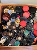 Large collection of vintage buttons