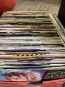 Box of approximately fifty 1980's picture sleeve 7 inch singles