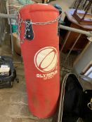 Domyos Hanging Red Punching/Training Bag with Chain.