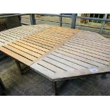 Westminster teak garden table.