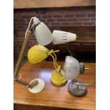 Collection of desk and table lamps