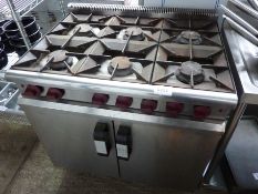 Moorwood Vulcan six burner gas cooker