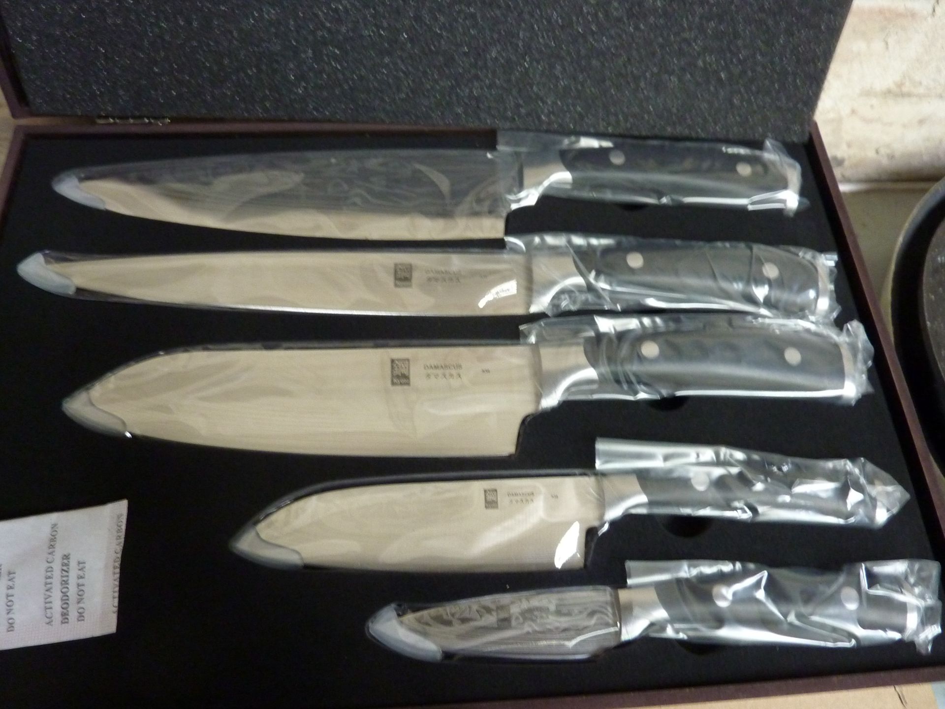 Five piece knife set