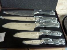 Five piece knife set