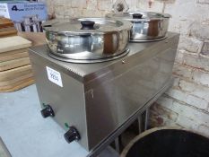 Infernus twin pot Bain Marie