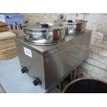 Infernus twin pot Bain Marie