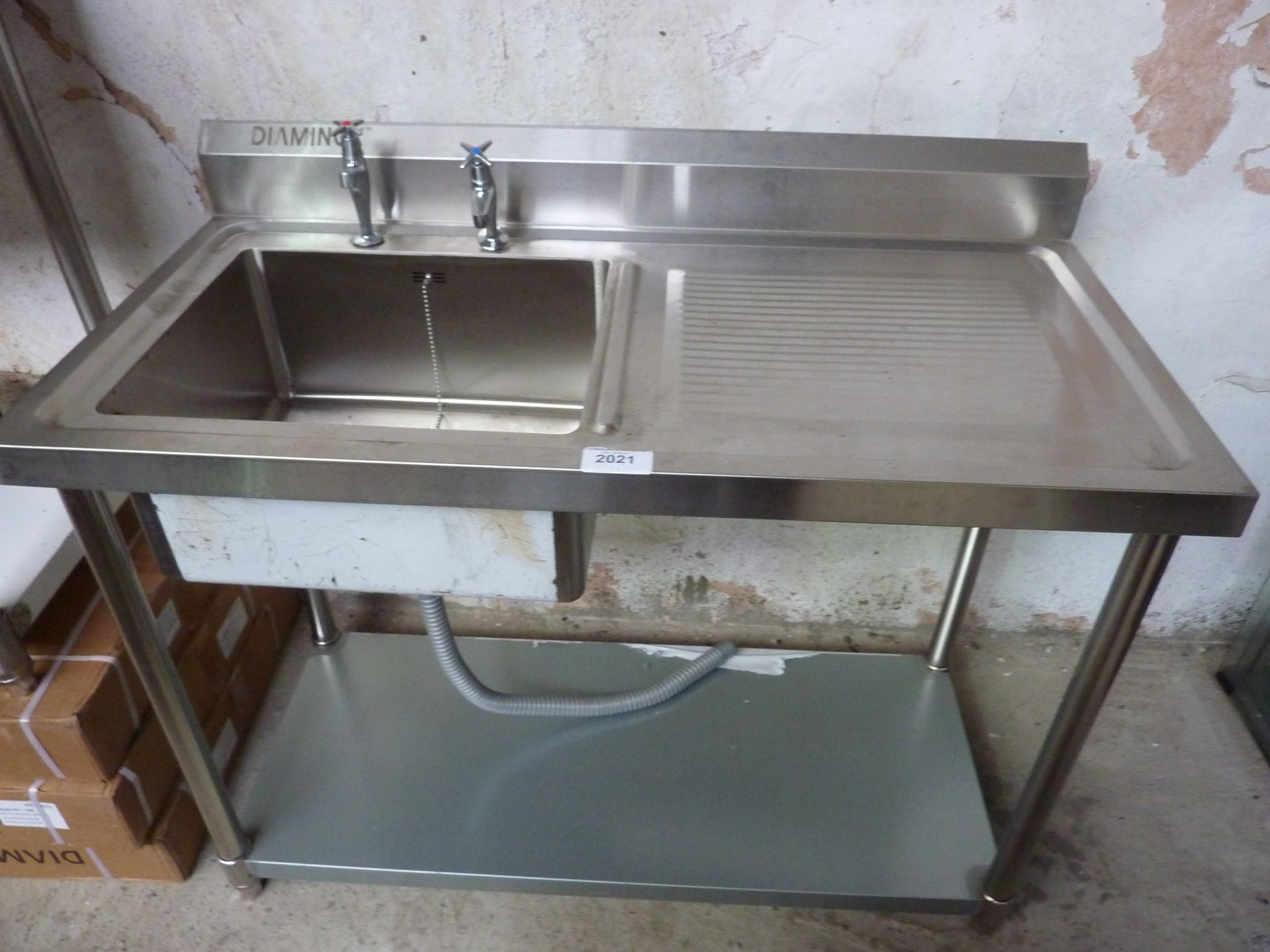 Diaminox new single bowl, single drainer sink