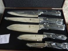 Five piece knife set