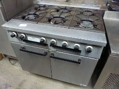 Falcon six burner Dominator gas oven