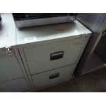 Two drawer filing cabinet