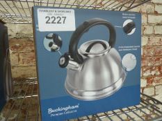 Buckingham whistling kettle