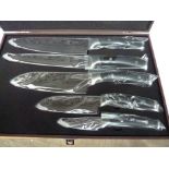 Five piece knife set