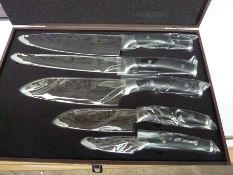 Five piece knife set