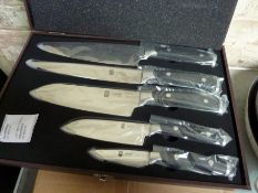 Five piece knife set