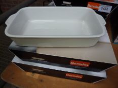 Two Berndes rectangular roaster, 39cms.