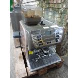 La Cimbali bean to cup coffee machine model M53 Dolci Vita complete with Frigo-milk chiller