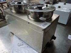 Infernus twin pot Bain Marie