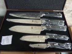 Five piece knife set