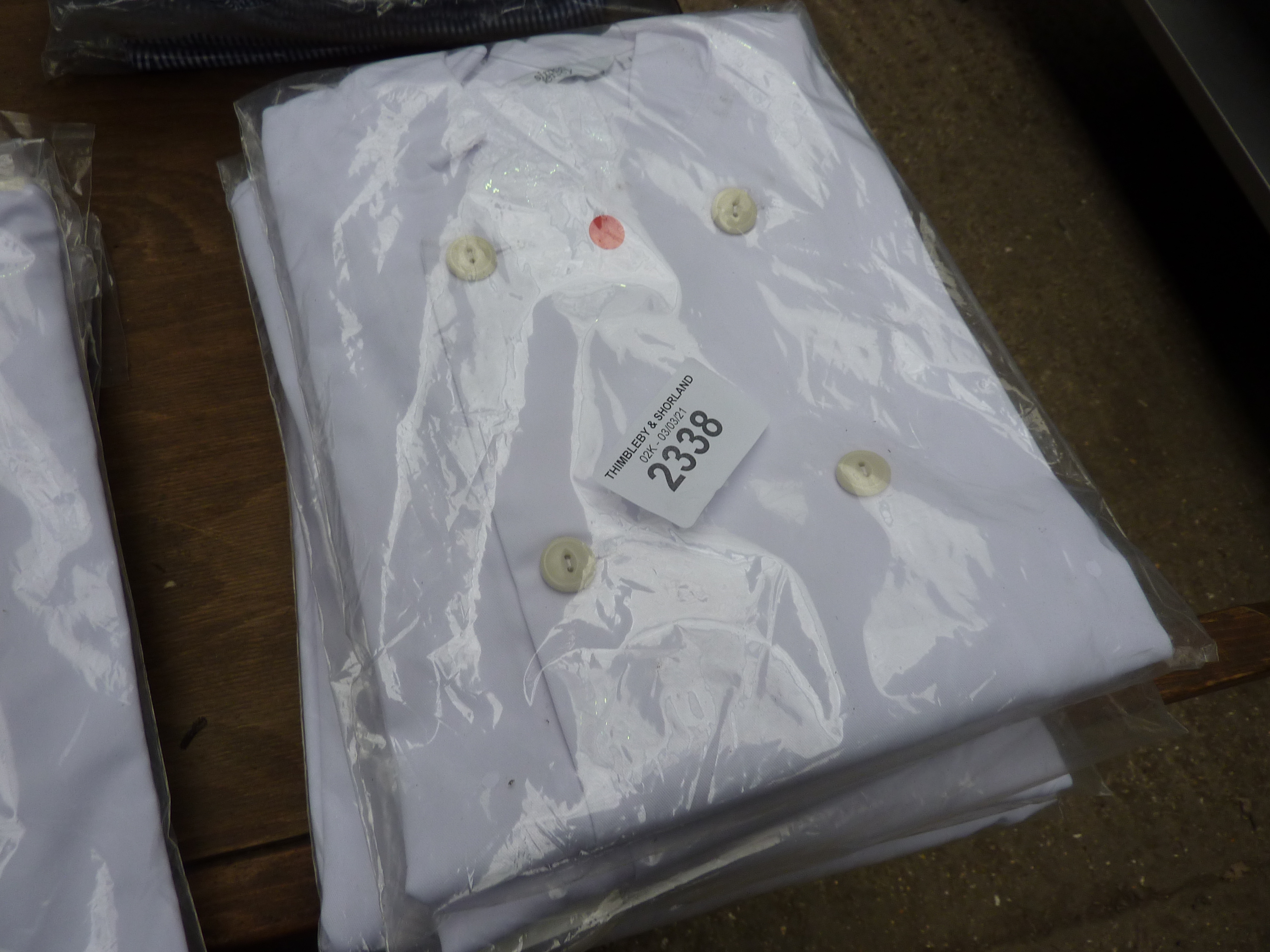 Four chefs jackets, Size Large