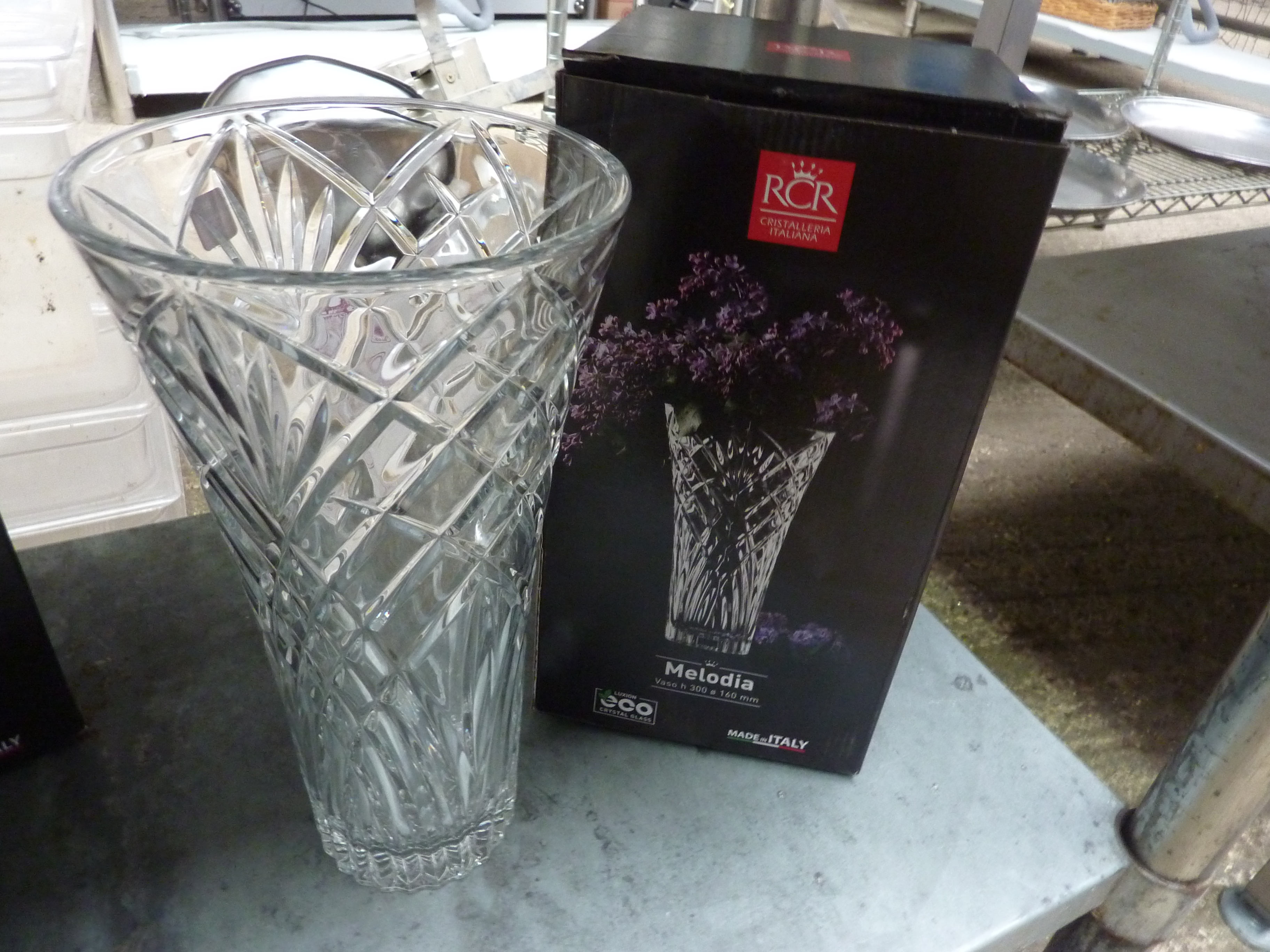 Melodia crystal vase