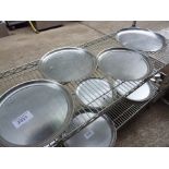 Four serving trays