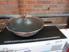 Vivo wok with lid, 30cms.
