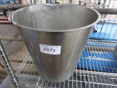 15L stainless steel bucket