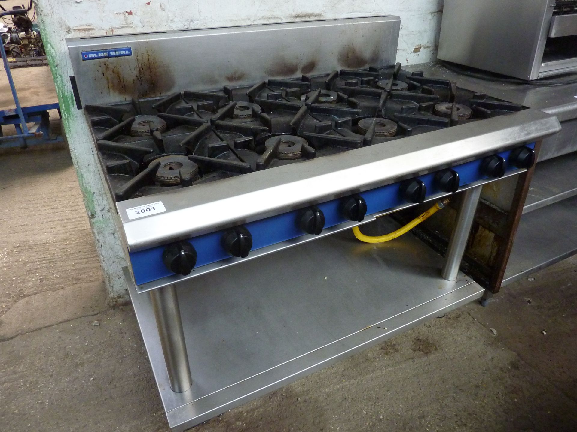 Blue Seal 8 burner gas cooker