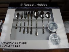 44 piece Russell Hobbs Madrid cutlery set.