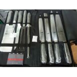 Samurai nine piece knife set