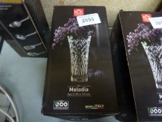 New Melodia crystal vase