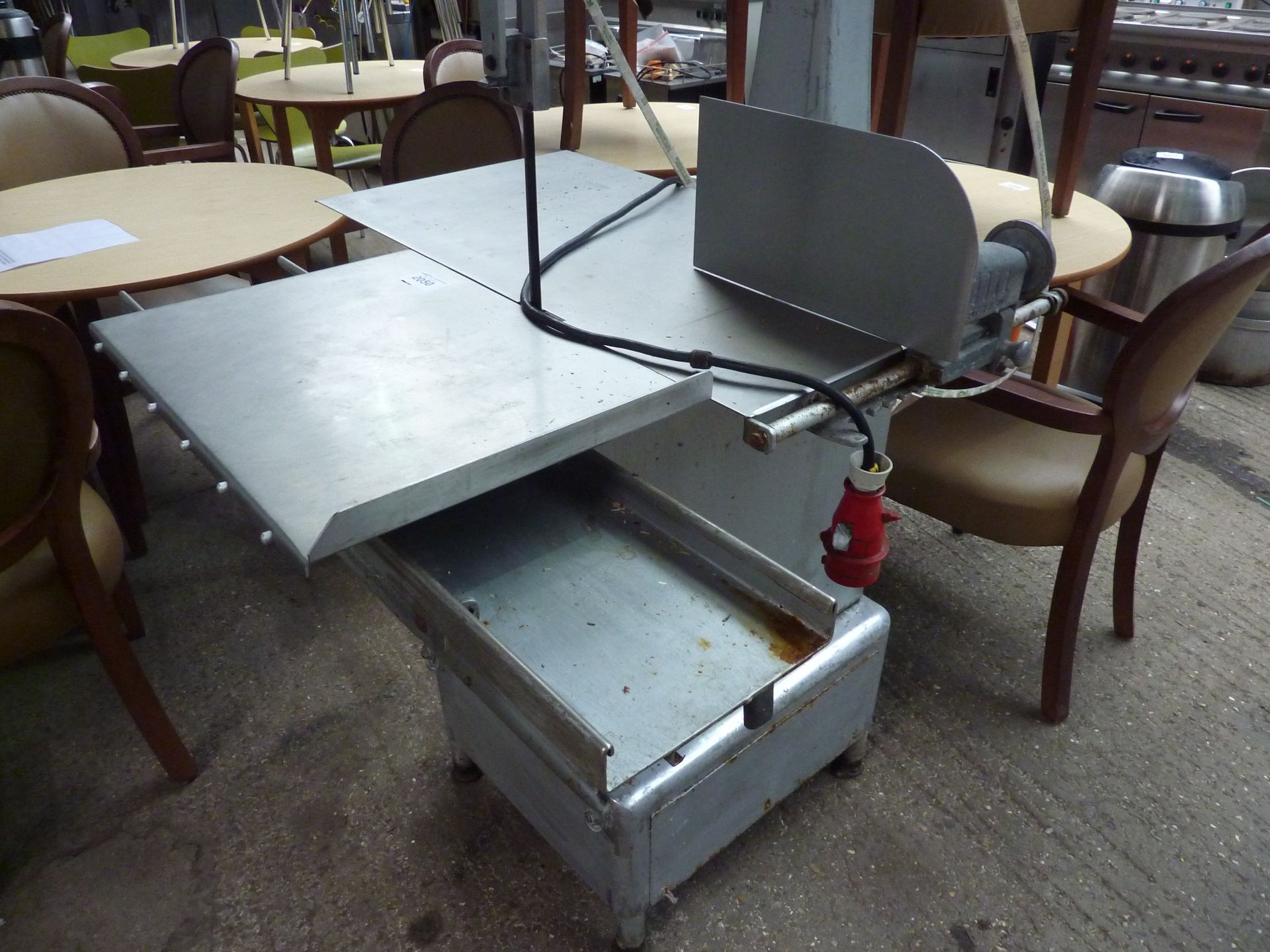 Butchers Boy band saw with new spare blade 415v - Image 2 of 3