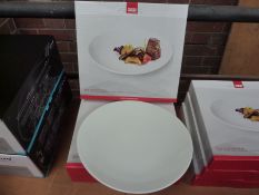 Three boxes of Ruhn Rikon two piece set 30cms steak plates.