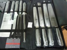 Samurai nine piece knife set