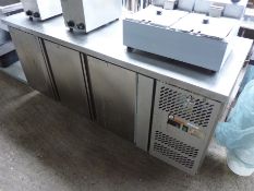 Parry three door under counter fridge, 180cms