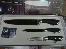 Infinity Chefs three piece knife set.