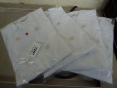 Four chefs jackets, Size Large