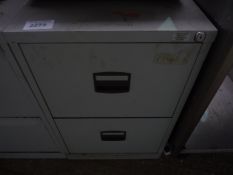 Two drawer filing cabinet