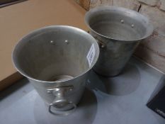 Two wine buckets