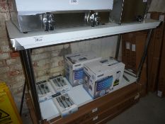 New stainless steel prep table with under shelf