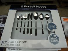 44 piece Russell Hobbs Madrid cutlery set.