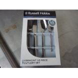 Sixteen piece Russell Hobbs Vermont cutlery set.