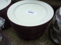 24 Steelite side plates.