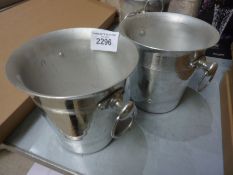 Two wine buckets